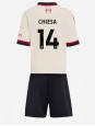 Liverpool Federico Chiesa #14 Replika Borta Kläder Barn 2025-26 Kortärmad (+ byxor)